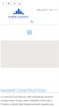 Mobile Screenshot of naddafconstruction.com